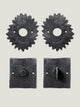 1 plate 04S & 1 plate 05 + privacy lock 