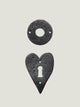 1 door plate for handle 01 (Small) & 1 plate for key 03